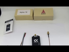 AKK Alpha16 Wireless Video Transmitter 5.8G 16W FPV VTX 96CH for RC Drone Image Transmission