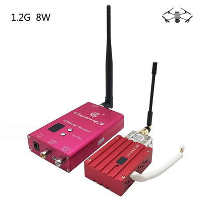 red 1.2Ghz 8W Digital Vtx Fpv With 8 Channels
