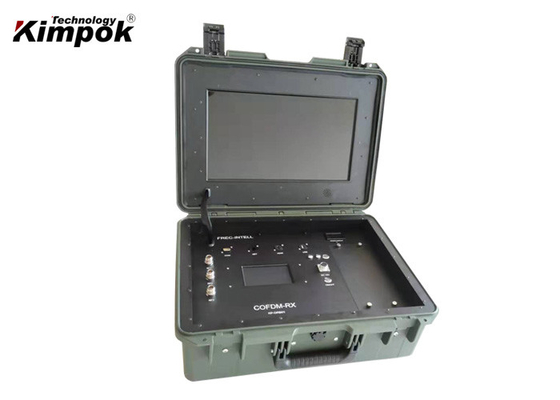 17 Inch COFDM Video Receiver Wireless With PTZ Control For UGV Robot