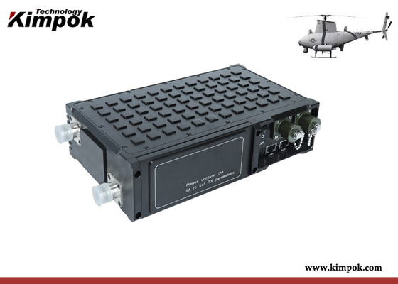 80-100km LOS 5W Digital Transmitter Receiver , data link drone AES Encryption