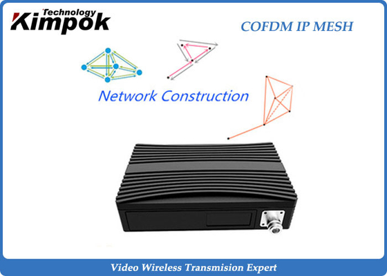 32 Nodes Ethernet IP Mesh Radio COFDM Full Duplex For UAV DC12V