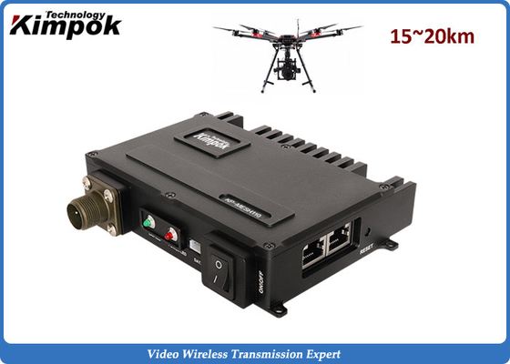 30dBm Ethernet IP Mesh Radio wireless Long Range For UAV Video Robust