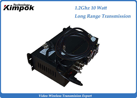 10W CCTV Long Range HD Video Transmitter AC 220V 3168g Weight