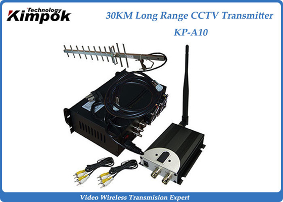 10W Long Range Video Transmitter 1.2Ghz Wireless Image Sender 4 Channels