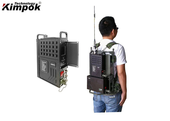 NLOS COFDM Wireless Video Transmitter 5-20W Manpack AV Sender