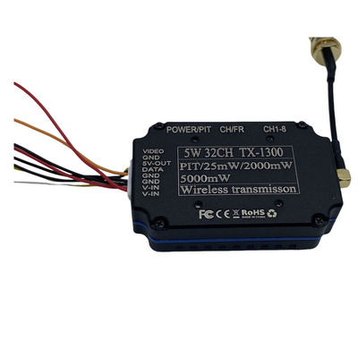 1.2G 1.3Ghz 5W Wireless Drone VTX VRX 32CH 7-36V DC FPV Video Transmitter Receiver