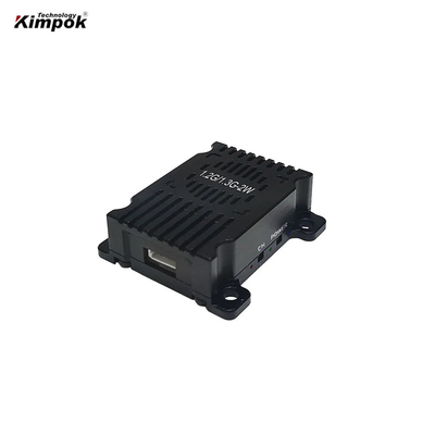 1.2G 2W FPV Video Transmitter 1.2Ghz Drone VTX with 12V DC Power Supply Image Transmission