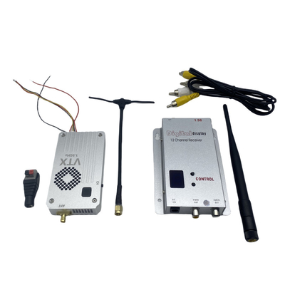 1.5G 5W FPV Wireless Video Transmitter and Receiver 20km Long Range VTX VRX RC Racing