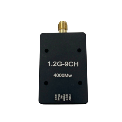 1.2Ghz 4W UAV Video Transmitter FM Modulation 9 Channels VTX Wireless Stable Transmission