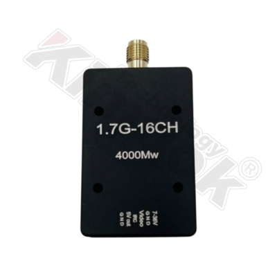 1.7Ghz 4W FPV Analog Video Transmitter With Long Range Wireless VTX For UAV Video TX