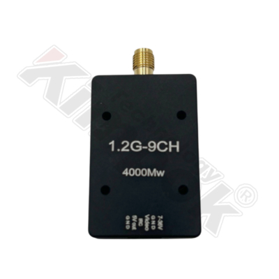 1.2Ghz 4W UAV Video Transmitter FM Modulation 9 Channels VTX Wireless Stable Transmission