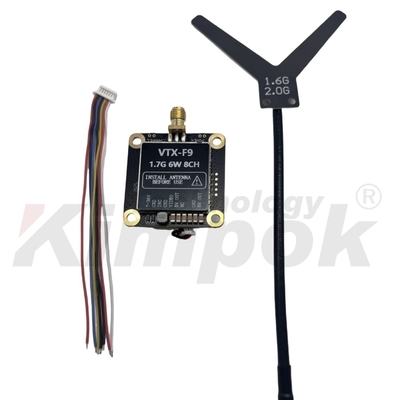 1.7G 6W Wireless Video Transmitter and Receiver 8CH Support IRC Tramp 1.7G VTX VRX