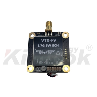 1.7G 6W Wireless Video Transmitter and Receiver 8CH Support IRC Tramp 1.7G VTX VRX