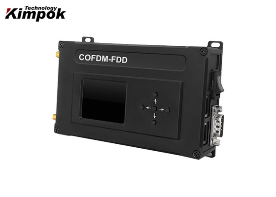 Mini RJ45 COFDM IP Transmitter For UAV Robot Duplex Video Data