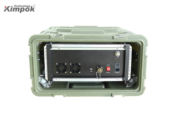 Tactical Powerful COFDM IP Transmitter Wireless 100W Military