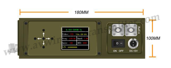 Military Grade Digital Long Range Wireless Video Transmitter AES 265 Bit Encryption