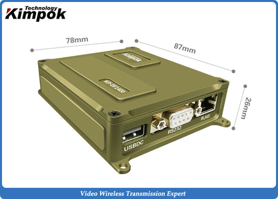 1440Mhz UAV COFDM Video Link , 1 Watt Ethernet Video Sender Up To 40km