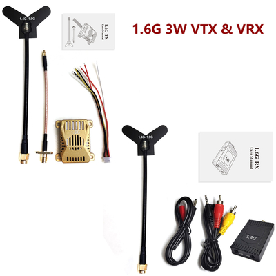 3W Transmit Power Analog Video Transmitter For Frequency 1450MHz-1825MHz 1.6G VTX 16CH